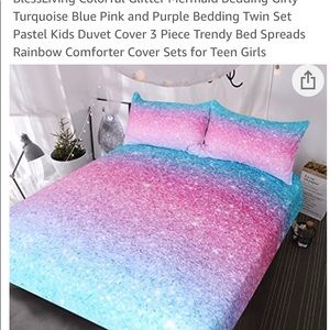 Twin duvet cover and shams